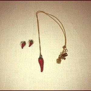 KATE SPADE Haute Stuff Chili Pepper Set